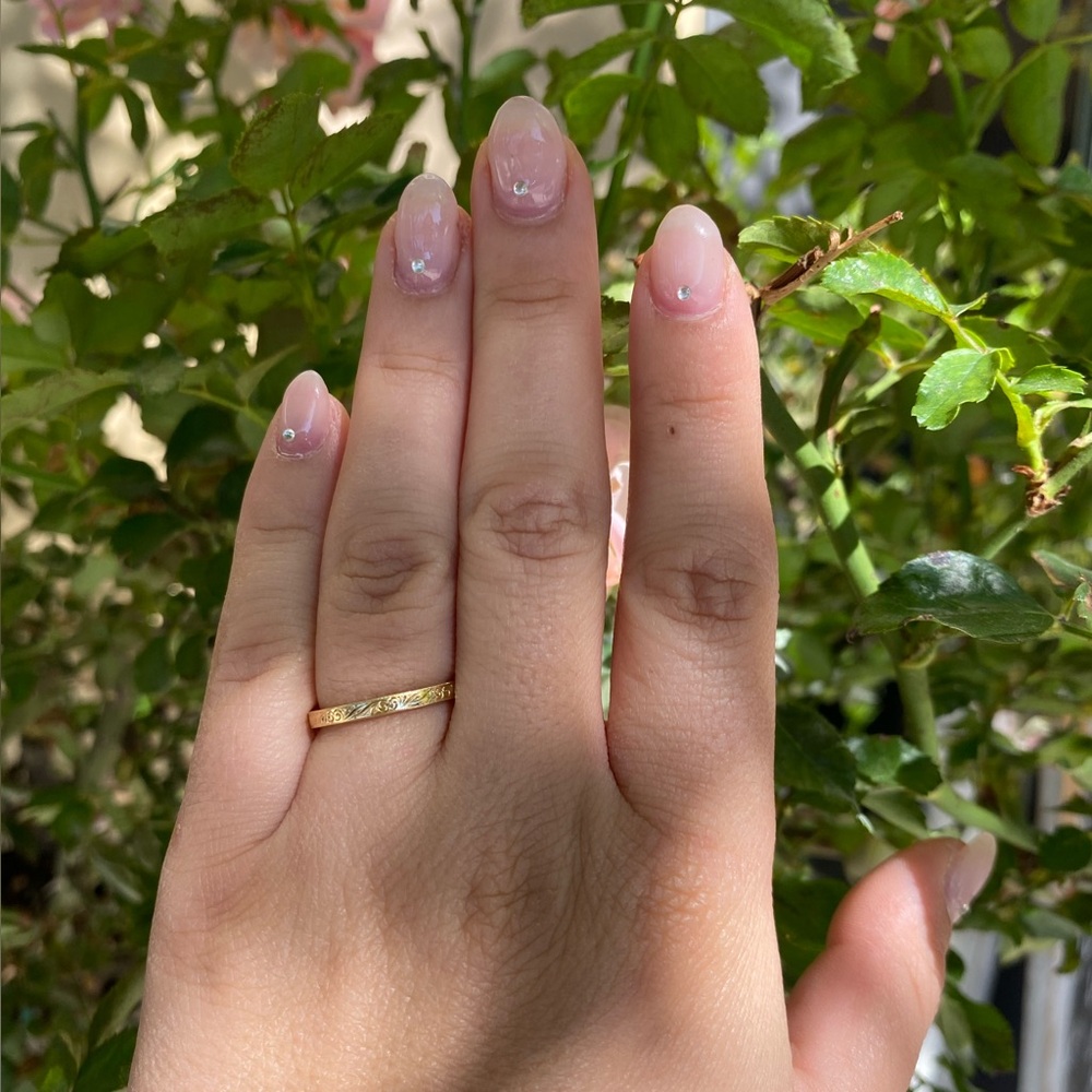 Single Stone Large Hazel Band
